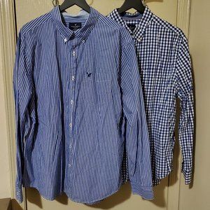 American Eagle Button Shirt Lot